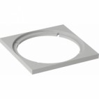  Platine PVC pour siphonette 