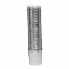 Réduction pour tubage flexible inox - femelle 116 mm - mâle 110 mm