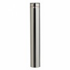 Tuyau rigide simple paroi inox - longueur 0,50 m - diamètre 125 mm