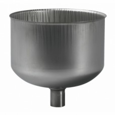 Entonnoir de purge - simple paroi inox - diamètre 125 mm