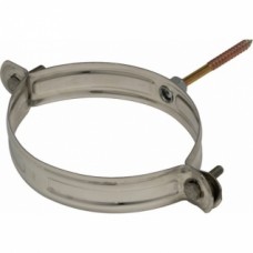 Collier de suspension inox - diamètre 125 mm