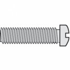  Vis à métaux tête cylindrique bombée 6 pans creux inox A2 ISO 7380  Ø 5 - Longueur 10 mm