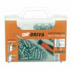  Chevilles zamak autoperceuse Driva en coffret + tournevis 