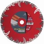  Disques diamants jante segmentée matériaux de construction Pro Speed -  Diamètre 230 mm