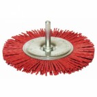  Brosses nylon sur tige de 6 mm - Ø ext : 50 mm