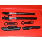 Fourche inversée Dirt bike 49cc noir 480mm