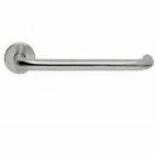  Ensemble sur rosace ovale en inox - EST 41 - Version rallongée spéciale accessibilité - Longueur : 175 mm