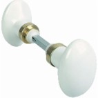  Boutons doubles rustique porcelaine de Limoges Uni 