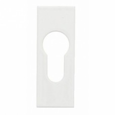  Entrées autocollantes clé I épaisseur 3 mm aluminium anodisé - Blanc 