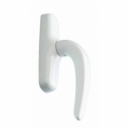  Poignées 1 fourche pour menuiserie aluminium Néfer  - Blanc RAL 9010