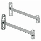  Compas 116 pour châssis bois mécanisme à soufflet longueur 140 mm boîte de 10 paires 