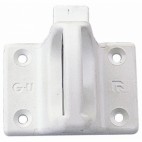  Loqueteau pour chassis en PVC blanc 