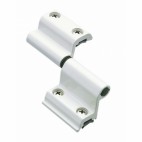  Paumelles menuiserie aluminium universelles 2 lames Blitz - Blanc RAL 9010 