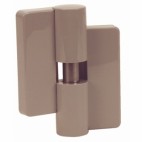  Paumelles nylon TB 78 pour portes à fleur ou à recouvrement jusqu'à 80 kg,droite - Blanc 