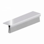  Plinthe en applique à brosse à 90° de dessous de porte type IBS - B - Hauteur brosse : 18 mm