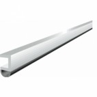  Profils d'encadrement de porte en PVC avec joint PVC souple type PTS - N - Blanc