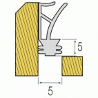  Joints silicone - pour fenêtres et portes ouvrant sur l'extérieur - Rouleau 25 m 