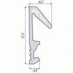  Joints PVC noir pour rainure sur dormant de 3 mm carton de 375 m 