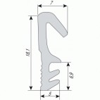  Joints PVC noir pour rainure sur dormant de 4 mm carton de 125 m 