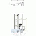  Seuils PL 62 RT PVC pour ouvrant intérieur, utilisation bâtiment publics 