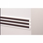  Bandes de protection murales décoratives aluminium - adhésive pour profils 532 et 535 