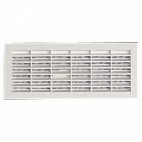 Grille de ventilation B111, 84x230mm, avec moustiquaire, à visser ou à coller