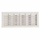 Grille de ventilation FB101, 88x234mm, à visser ou à coller, 100cm2