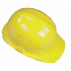  Casques de chantier polyéthylène - Jaune 