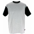 Tee-shirt Work Attitude gris et noir - Taille L 