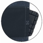  Genouillères coloris noir mousse Profile pour pantalons Work collection 