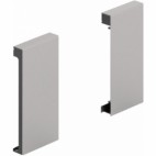  Raccord de façade de tiroir intérieur - hauteur 94 mm - Argent 