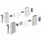 Tiroir casserolier DesignSide InnoTech-H144mm-blanc - Longueur de profil 260 mm