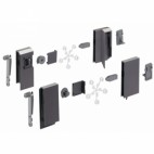 Tiroir casserolier DesignSide InnoTech-H144mm-anthracite - Longueur de profil 260 mm