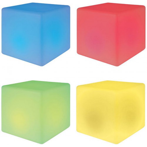 Cube LED à couleurs changeantes siège