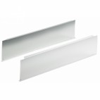  Côté TopSide pour tiroir intérieur H144 - plastique transparent - Longueur 350 mm