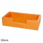 Mini piscine Sans balles, Dim :100 x 50 x 25 Couleur Orange