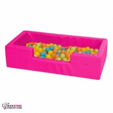 Mini piscine Avec Balles (50 Balles en Vrac) Dim 100 x 50 x 25 – Couleur Rose