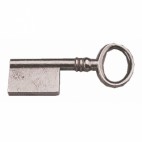 Clé de meuble - Diamètre Forage 3,4 mm - Forage numéro 18 - Longueur totale 60 mm - Tige longueur 30 mm