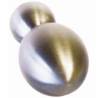  Boutons olive inox - Diamètre 18 mm - Hauteur 30 mm