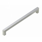  Poignées barre aluminium - Entraxe 128 mm - Longueur 142 mm