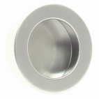  Poignées cuvette ronde laiton Ø 40 mm - Chrome mat