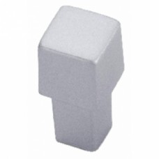  Boutons carrés métal 8090 - Aluminium