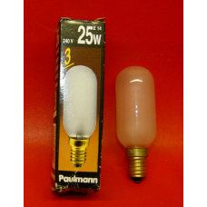Ampoule incandescence tube cylindrique E14 25w 