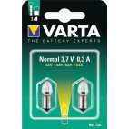 Ampoules x2 Varta 3,7v 0,3A lampe torche 