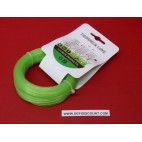 Bobine fil nylon 15mx1.6mm étoilé débroussailleuse, multifonctions vert