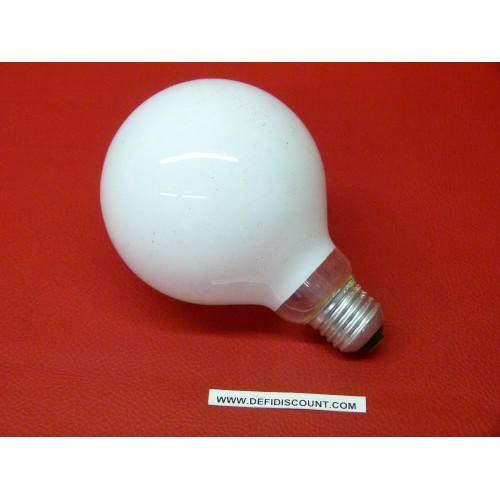 Ampoule globe Longlife 40w 230v E27 100mm incandescente