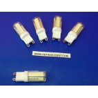 x5 Ampoules G9 33 leds 240v 3w blanc