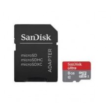 SanDisk Ultra Carte mémoire flash 8Go Class 10 320x microSDHC UHS-I 