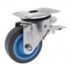 Roulette pivotante sur platine roue Résilex pour charges lourdes Maxiroll - GUITEL HERVIEU