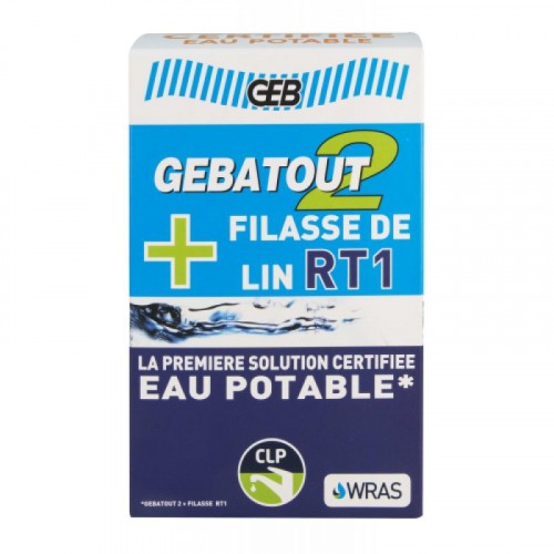 Pâte à joint GEBATOUT2 + FILASSE DE LIN RT1